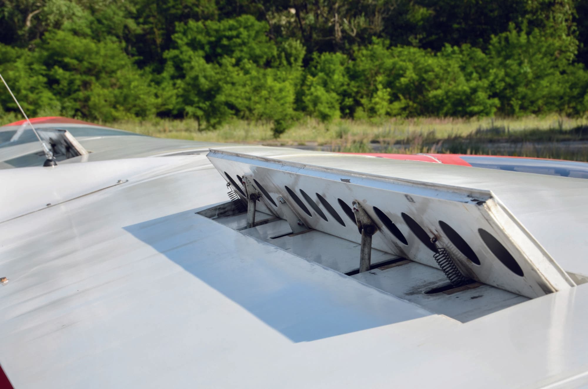 Blick auf den Flugplatz