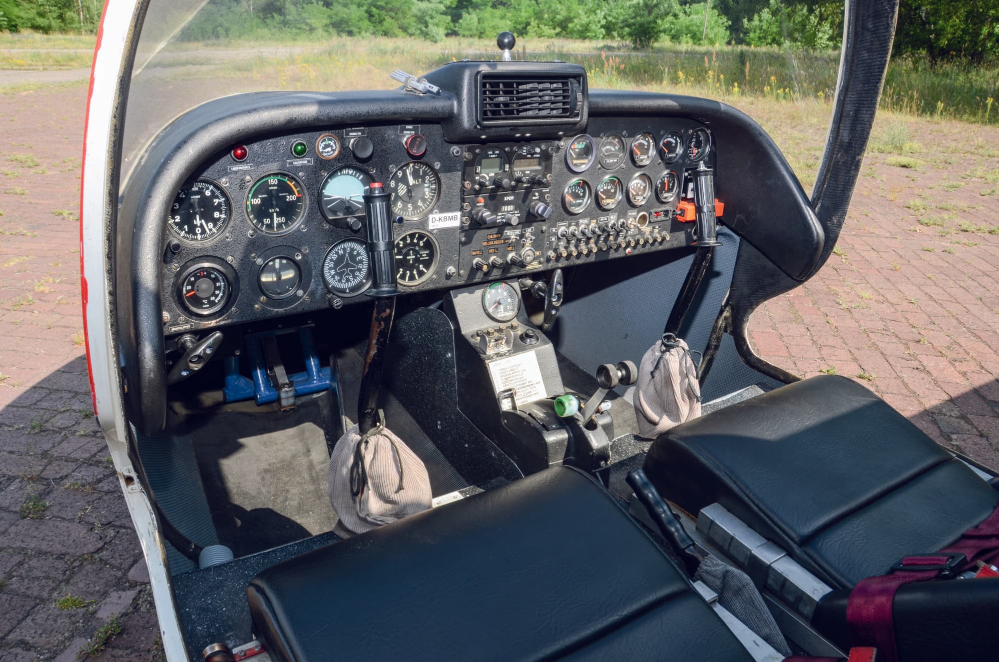 Ultraleichtflugzeug im Flug